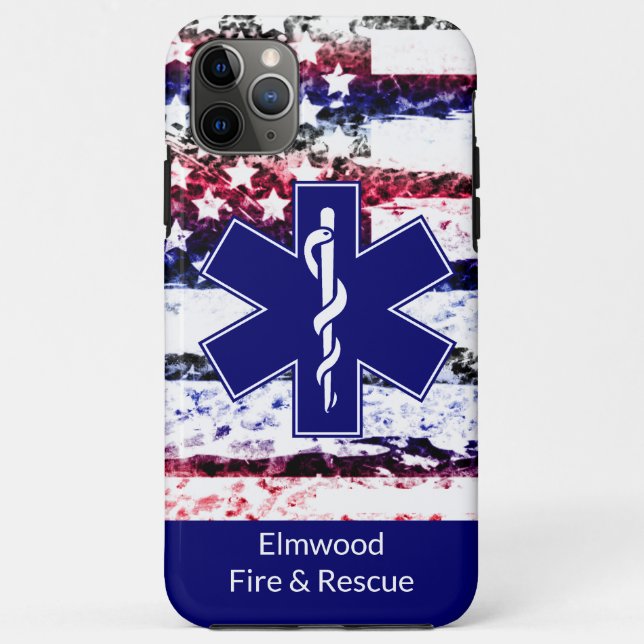 Custom City Fire and Rescue  Case-Mate iPhone Case (Back)