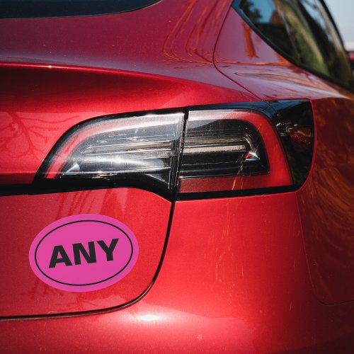 Custom City Oval Car Magnets