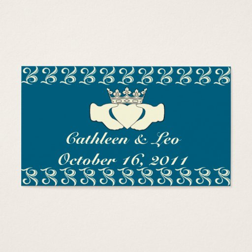 Customizable Custom Claddagh Business Card Template