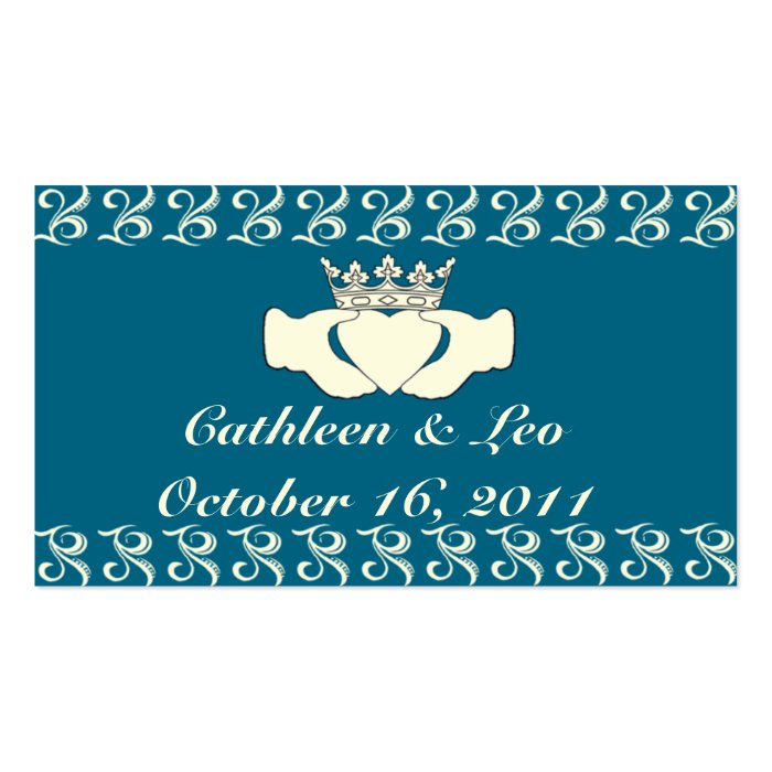 Custom Claddagh Business Card Template