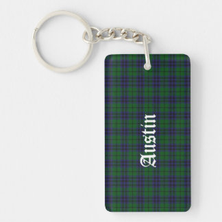 Custom Clan Austin Tartan Plaid Key Chain