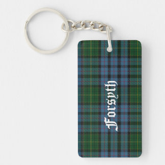 Custom Clan Forsyth Tartan Plaid Key Chain