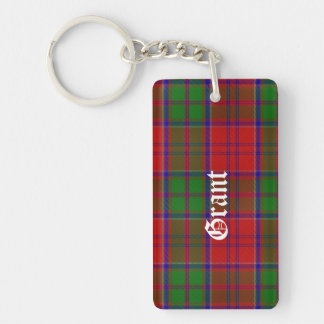 Custom Clan Grant Tartan Plaid Key Chain