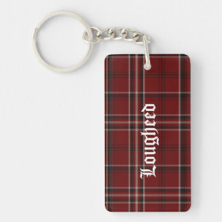 Custom Clan Lougheed Tartan Plaid Key Chain