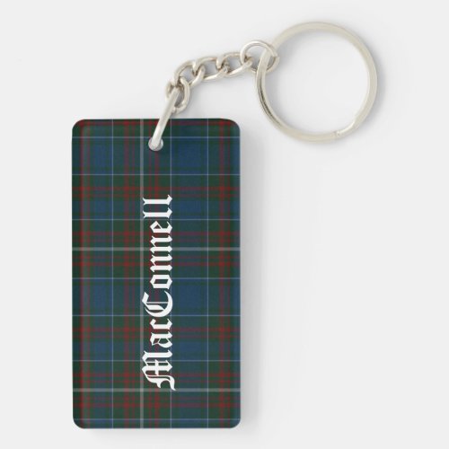Custom Clan MacConnell Tartan Plaid Key Chain