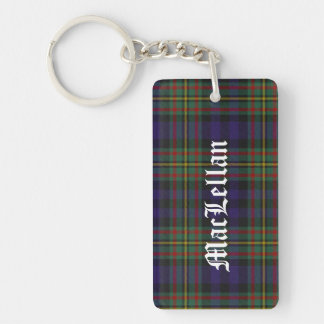 Custom Clan MacLellan Tartan Plaid Key Chain