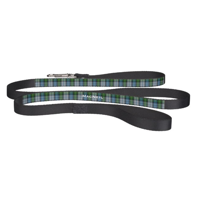 Custom Clan MacNeil Plaid Dog Leash (Full)