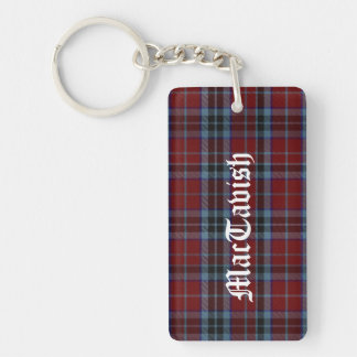 Custom Clan MacTavish Tartan Plaid Key Chain