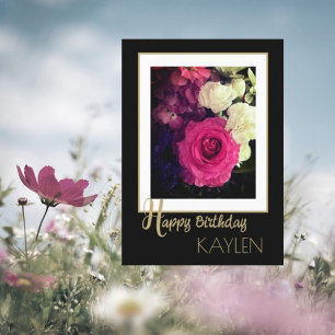 Custom Class! Lovely Happy Birthday Card