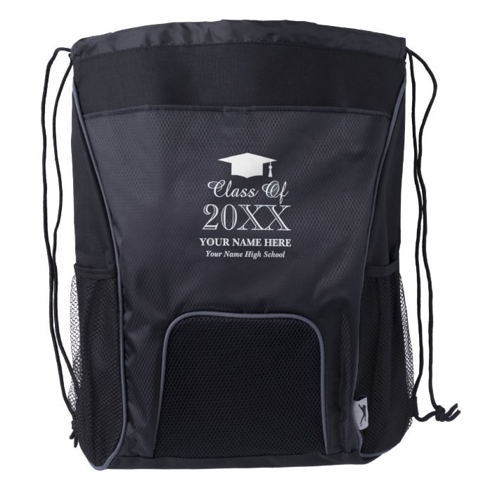 Custom Class Of 2020 School Graduation Party Favor Drawstring