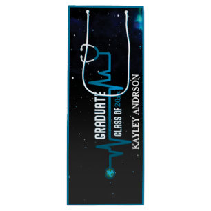 Custom Class Of 2023 Future Nurse Wine Gift Bag