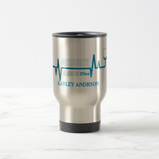  Custom Class Of 2025 Future Nurse  Travel Mug (Center)