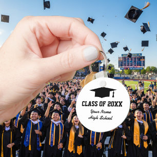Custom class of graduation party favor keychains