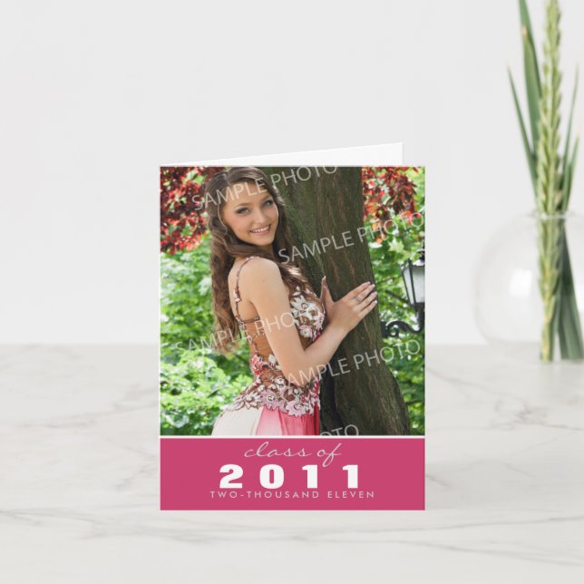 Custom Class of [YEAR] Graduation Announcement (Front)