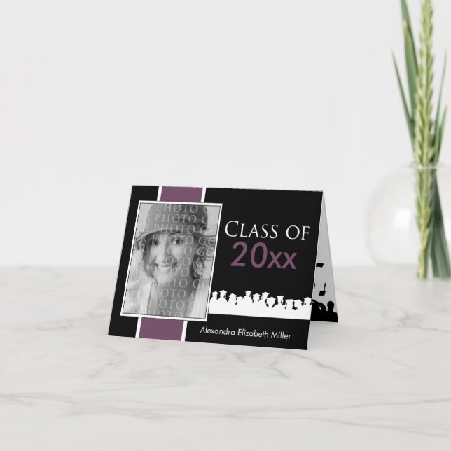 Custom Class of [YEAR] Graduation Announcement (Front)