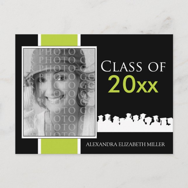 Custom Class of [YEAR] Graduation Announcement (Front)