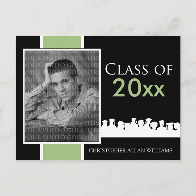 Custom Class of [YEAR] Graduation Announcement (Front)