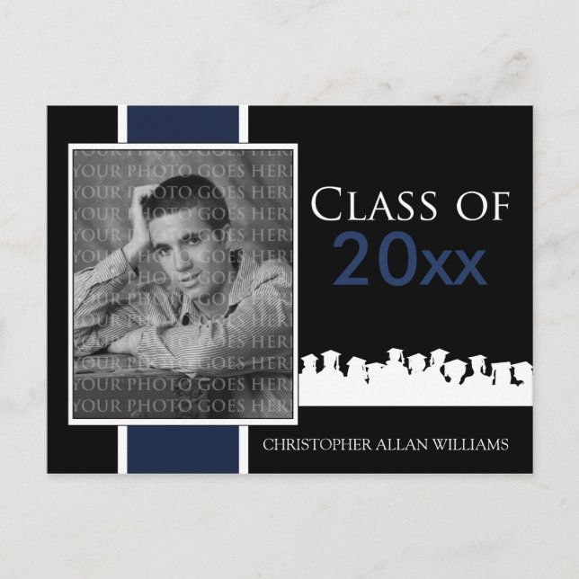 Custom Class of [YEAR] Graduation Announcement (Front)