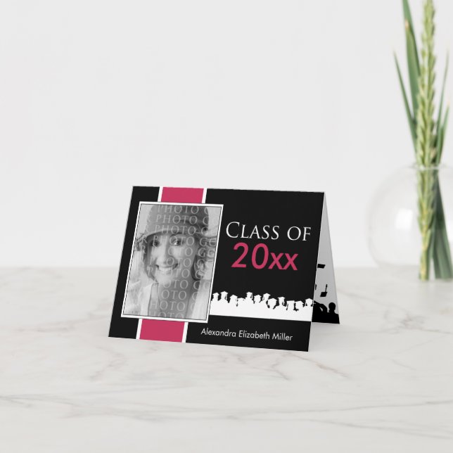 Custom Class of [YEAR] Graduation Announcement (Front)