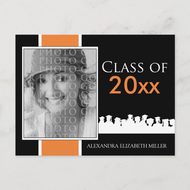 Custom Class of [YEAR] Graduation Announcement (Front)
