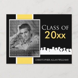 Custom Class of [YEAR] Graduation Announcement