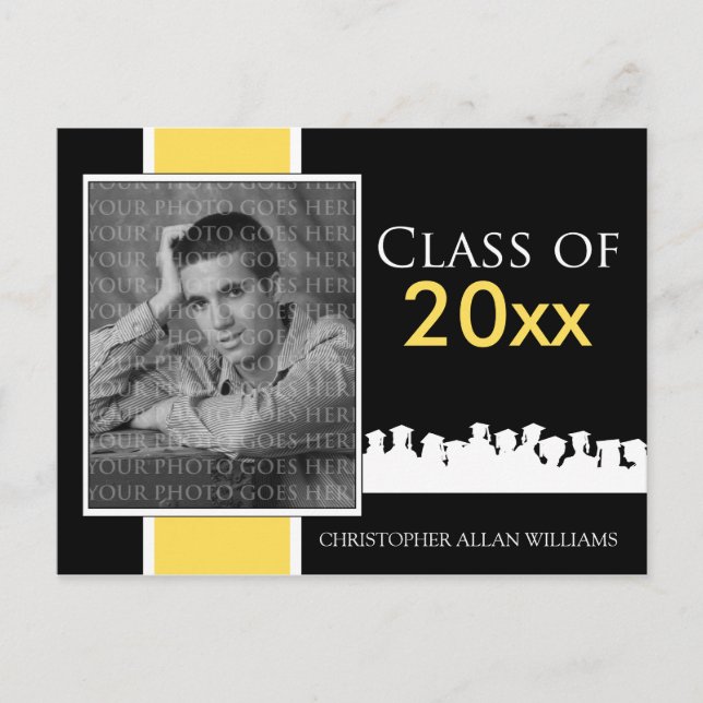 Custom Class of [YEAR] Graduation Announcement (Front)