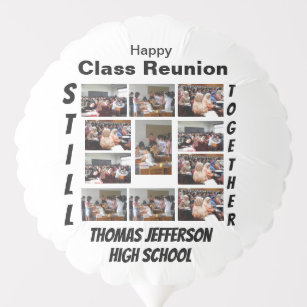 Custom Class Reunion 11 Photo Collage  Balloon