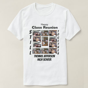 Custom Class Reunion 11 Photo Collage T-Shirt