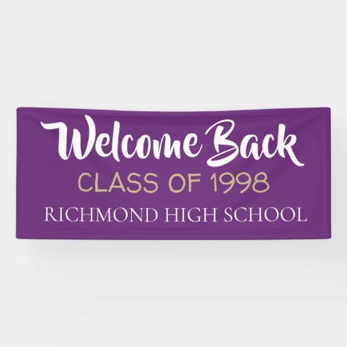 CUSTOM Class Reunion banner