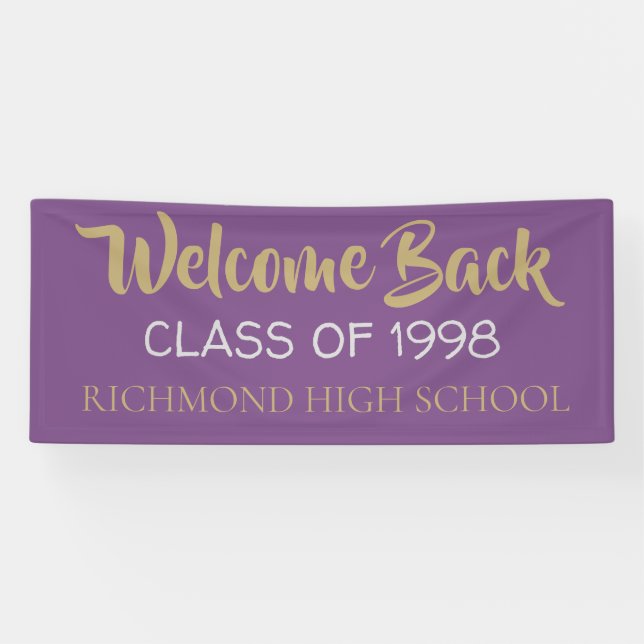 CUSTOM Class Reunion banner (Horizontal)