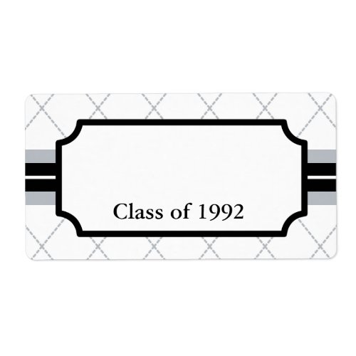 Custom Class Reunion Conference Name Tags Labels