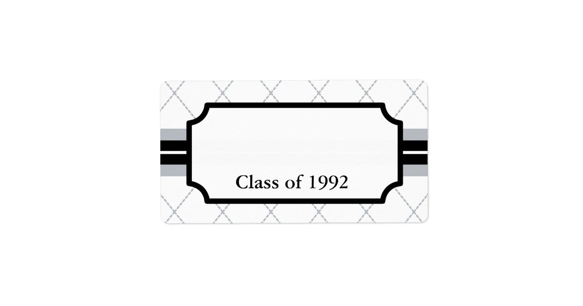custom class reunion conference name tags labels zazzlecom