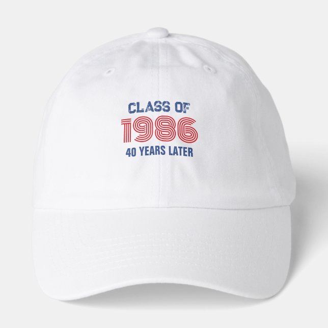 Custom Class Reunion  Hat (Front)