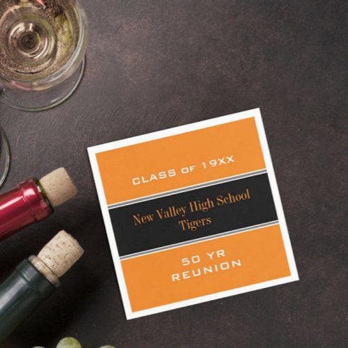 Custom Class Reunion partytime Paper Napkin