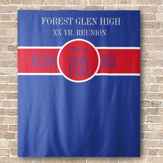 CUSTOM!! Class Reunion Photo backdrop (Creator Uploaded)