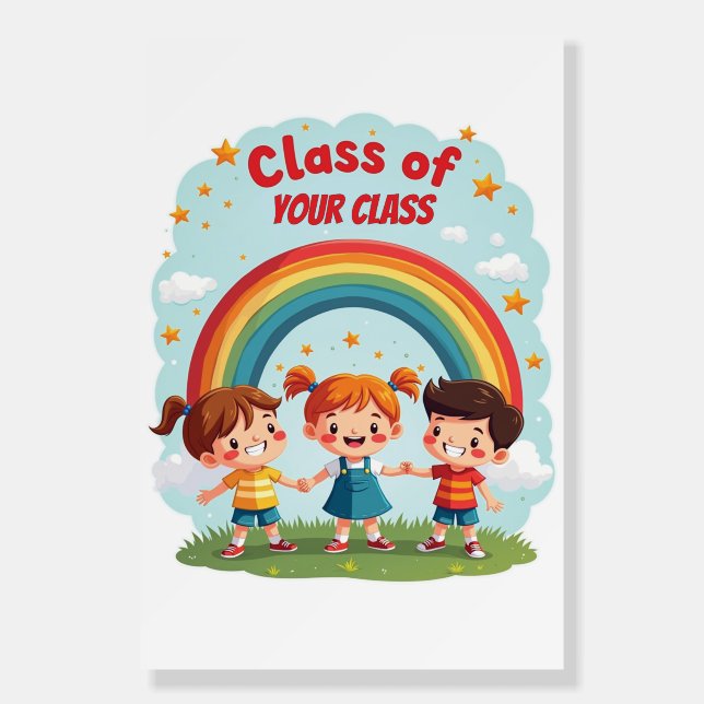 Custom Class Room Design For Kids Foam Board (Front)