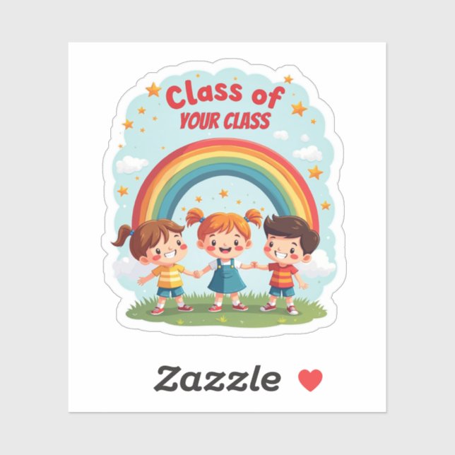 Custom Class Room Design For Kids Sticker (Sheet)