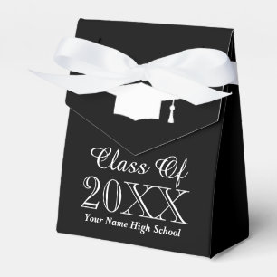 Custom class school graduation party favor boxes