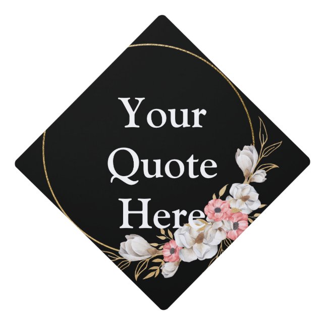 Custom Class Year Graduation Graduation Cap Topper (Front)