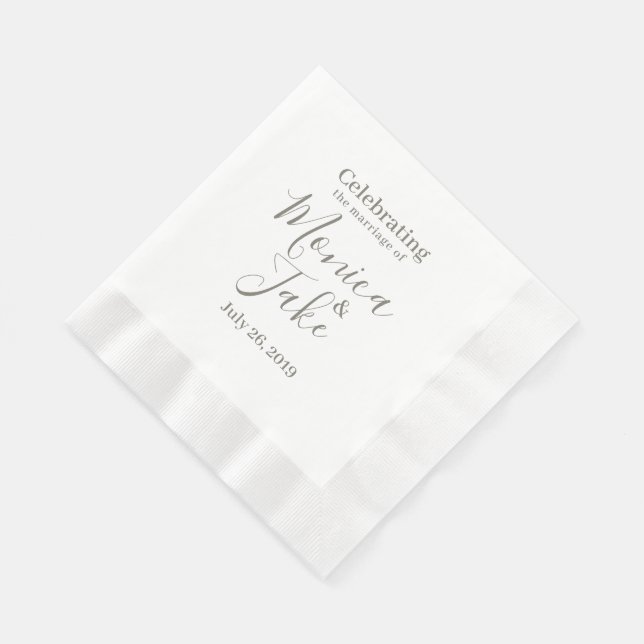 Custom Classic 6.5 x 6.5 Paper Napkins (Corner)