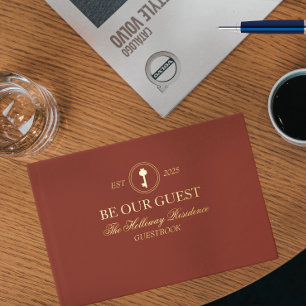 Custom Classic Be Our Guest Household Guest Book