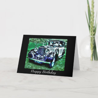 Custom Classic Birthday Roll Royce Card
