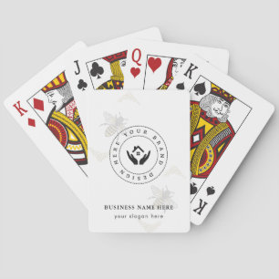 Custom Classic Business Logo & QR Code Poker Cards