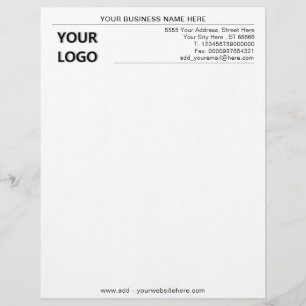 Custom Classic Business Office Letterhead and Logo