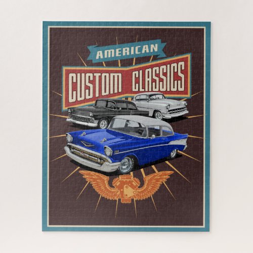 Custom Classic Cars Jigsaw Puzzle