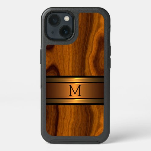 Custom Classic Cool Trendy Wood Grain Pattern iPhone 13 Case