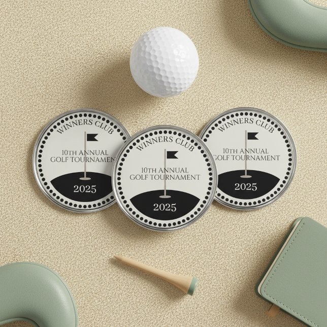 Custom Classic Golf Club Name Ball Marker (Creator Uploaded)