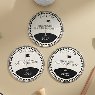 Custom Classic Golf Club Name Ball Marker