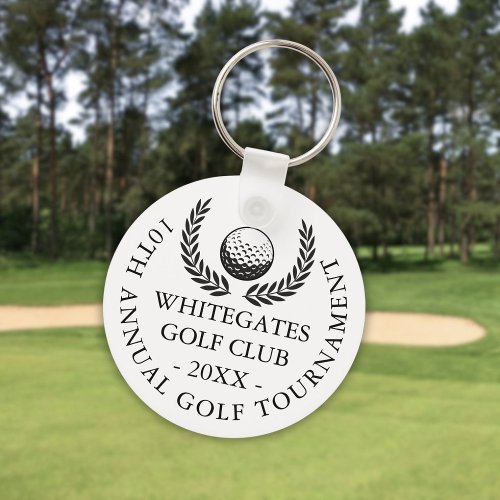 Custom Classic Golf Club Tournament  Keychain