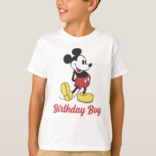 Custom Classic Mickey   Birthday Boy - Family T-Shirt